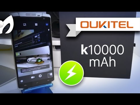 Este teléfono tiene 10.000 mAh de batería ( Oukitel k10.000 )