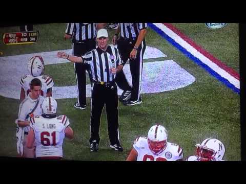 Kenny Bell block vs Wisconsin