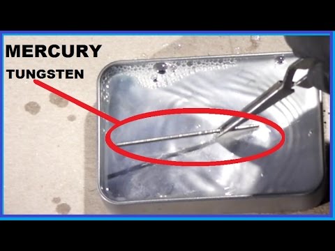 Mercury Vs Tungsten - World's HIGHEST Surface Tension