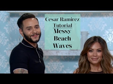 How To Get Effortless Beach Wavy Hair | Cesar Ramirez for Modamob #4