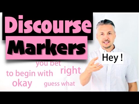 Discourse markers