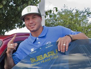 BMX rider and rally driver Dave Mirra.