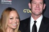 James Packer with his fiance Mariah Carey.