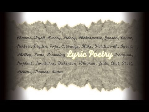 Lyric Poetry