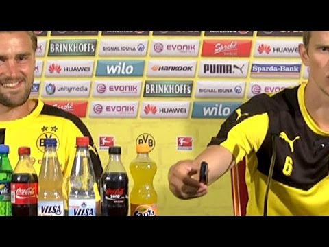 Pressekonferenz: Marcel Schmelzer und Sven Bender im Interview