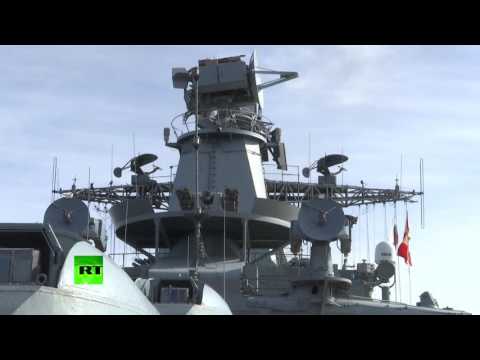 RAW: Russian warships sail off Syrian Mediterranean coast