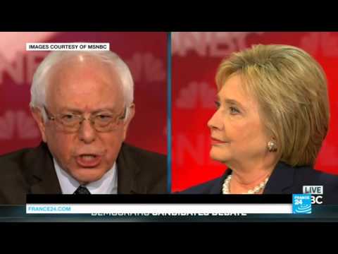 US elections: Bernie Sanders and Hillary Clinton clash in heated first one-on-one debate