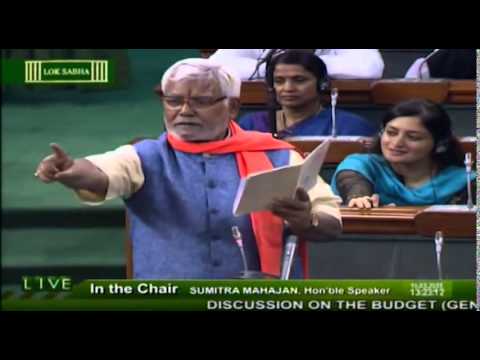 BJP Hukmdev Yadav's fiery speech in Parliament gives Sonia, Rahul shocked