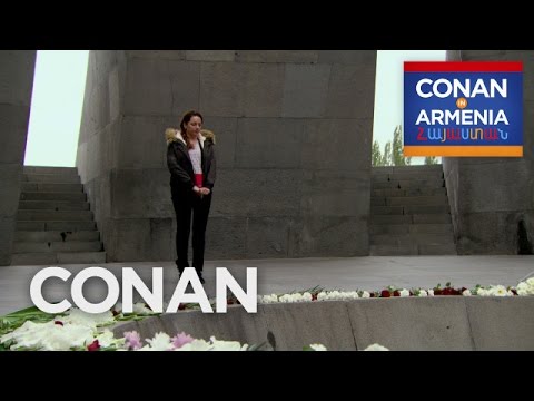 Sona Visits The Armenian Genocide Memorial  - CONAN on TBS