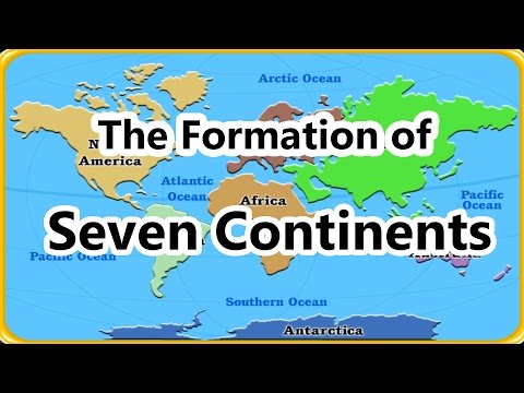 7 Continents - Geography For Kids, The Formation of Continents, Educational cartoons