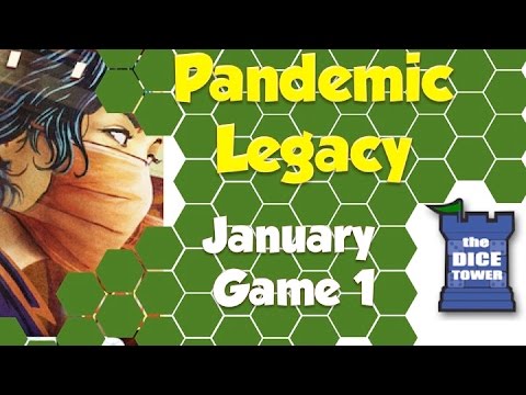 Pandemic Legacy Playthrough: January, Game 1  (SPOILERS)