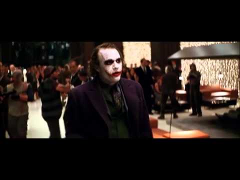 Famous Movie Scene: The Dark Knight "Joker Crashes The Party" HD