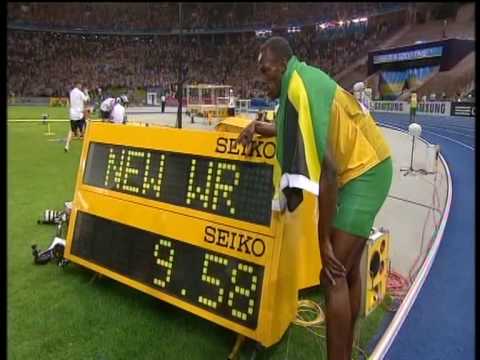 Usain Bolt new 100m world record: 9.58!!!