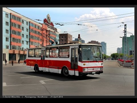 PYONGYANG TROLLEYBUS - Der O-Bus in Pyongyang (19.-25.04.2014)