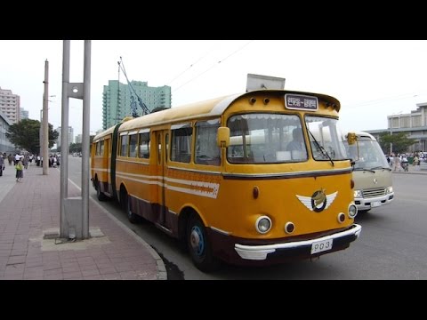 Pyongyang Trolleybus Ride