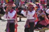 This was taken at the San Santiago Festival on Taquile Island August 2015. This is an island on the 

Peruvian side of Lake Titicaca.  The folklore and culture experienced on this Island was unlike 

anything else.  The festival was a joyful cultural celebration that proudly displays the dedication to 

traditional dress, dance, music and way of life here on the island.  With the main village standing at 

an altitude of 3,950m I was battling altitude sickness but stood watching in admiration as they 

danced and played handmade flutes with such energy and excitement. Melissa Mascaro