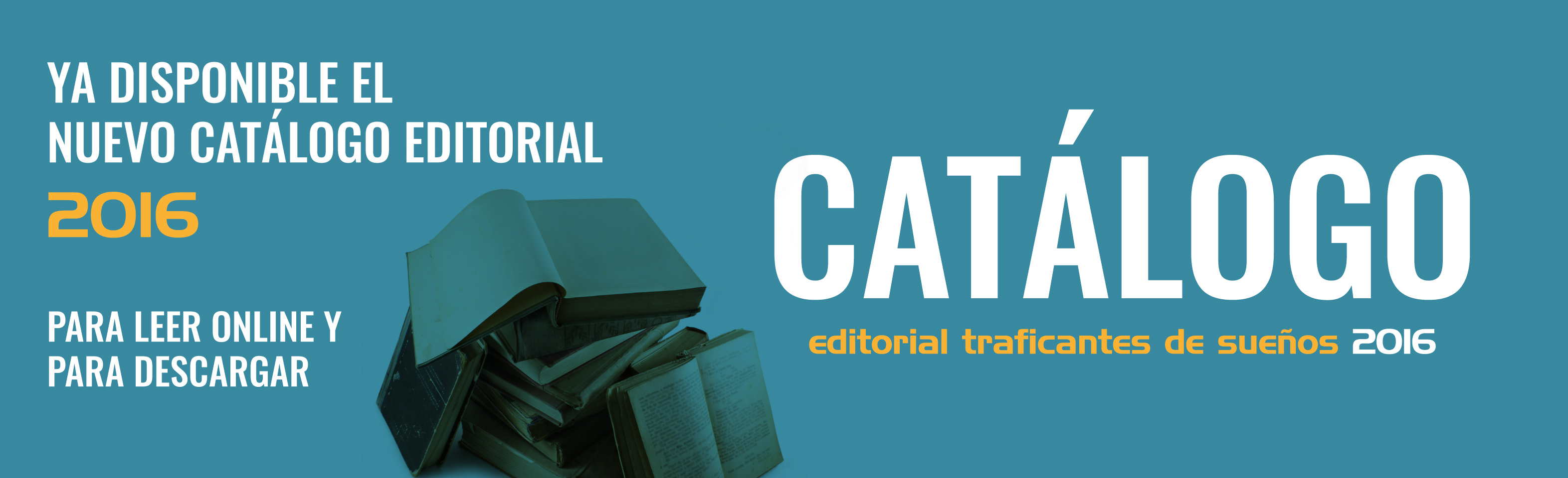 Disponible catálogo editorial 2016