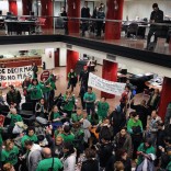 Anti-eviction activists occupy Madrid bank branch in early 2013