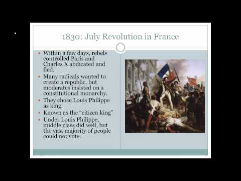 Revolutions of 1830 & 1848 Part 1