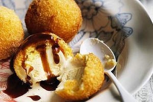 Fried ice cream.