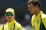 PERTH, AUSTRALIA - JANUARY 12: Steven Smith of Australia talks with Josh Hazlewood during the Victoria Bitter One Day ...