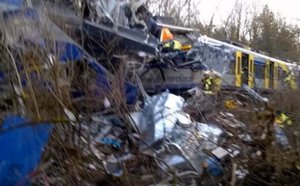 Deaths as two trains crash in southern Germany