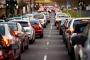 Punt Road: bumper to bumper.