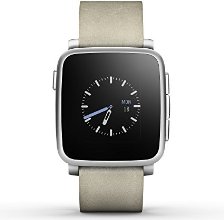 Pebble Time Steel Smartwatch - Silver