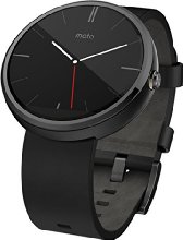 Motorola 86872LZESA Reloj Inteligente Moto360, 42 mm, negro