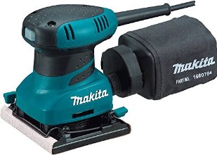 Makita BO4556 Lijadora para acabados, 11.4 cm x 10.2 cm, 14,000 oscilaciones por minuto