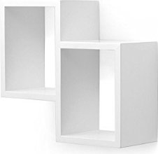 @home by Nilkamal Morgan Wall Shelf (White)