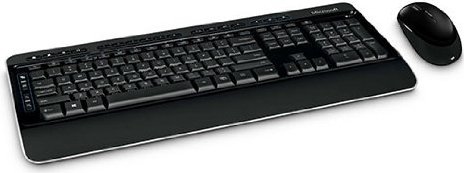 Microsoft Desktop 3000 Wireless Keyboard and Mouse Set (Black)