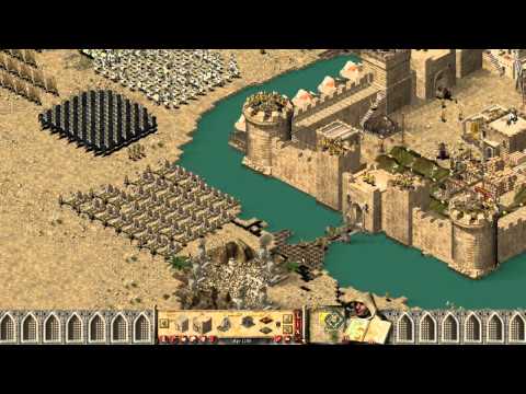 Stronghold Crusader - Multiplayer 1vs1vs1 Deathmatch