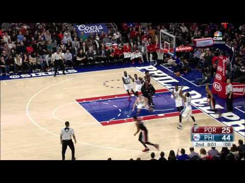 NBA Recap Portland Trail Blazers vs Philadelphia 76ers | January 16, 2016 | Highlights