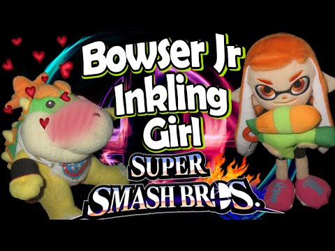 ABM: Bowser Jr vs Inkling Girl Super Smash Bros Wii U Gameplay!!