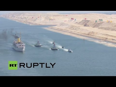 LIVE: Opening of the Suez Canal’s new waterway