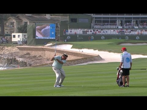 Chris Berman's rock skipping approach at AT&T Pebble Beach