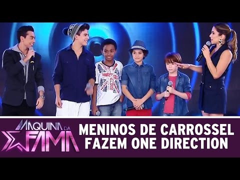 Máquina da Fama (06/07/15) - Desafio: Meninos de Carrossel cantam One Direction