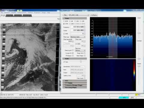 Receiving NOAA weather satellite using SDR# and WXtoImg