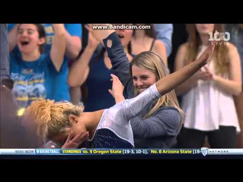 Sophina DeJesus UCLA Floor 2016 vs Utah 9.925