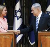 Netanyahu Mogherini 