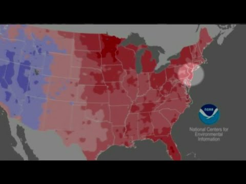 Record warm fall temperatures across the United States