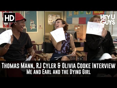 Thomas Mann, RJ Cyler & Olivia Cooke Interview - Me, Earl and the Dying Girl