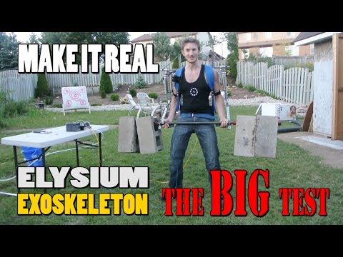 Elysium Exoskeleton Part 16: The Big Test, 170LB Barbell Curl