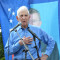 Daniel Ellsberg speaks, with his hand on his heart, at a Free Chelsea Manning rally on June 1, 2013. (Flickr / Steve Rhodes)