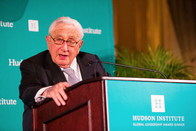 Henry Kissinger (Photo by Hudson Institute)