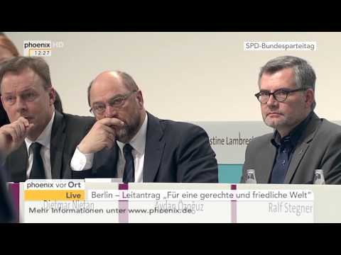 SPD-Parteitag: Rede von Außenminister Steinmeier am 10.12.2015