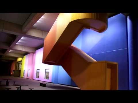 Art in Architecture: Milton Glaser's Color Fuses (Indianapolis Federal Building)