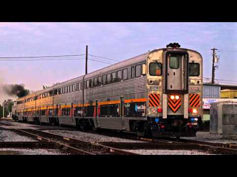 Amtrak & BNSF in Hanford, CA - 11/11/14