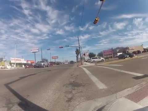 Edinburg Texas Cycling: Going East on University Drive Highway 107